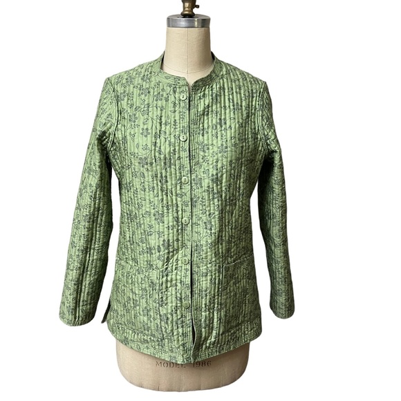Cottagecore Appleseeds Quilted Jacket Reversible Floral Small - Picture 11 of 11